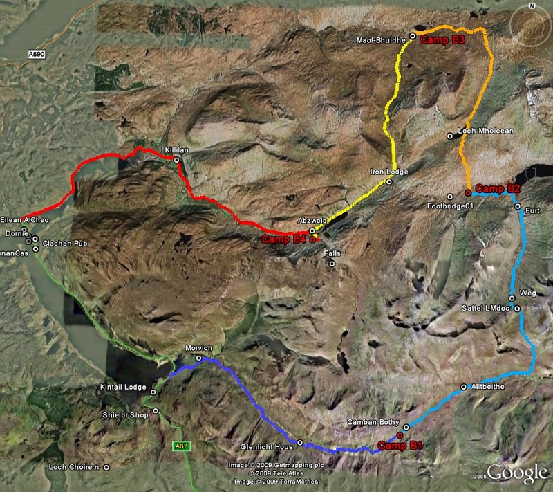 Kintail Tour.jpg - Tour Nr. 2: Kintail - Glen Affric - Loch Mullardoch - Loch Cruoshie - Glen Elchaig - Ardelve